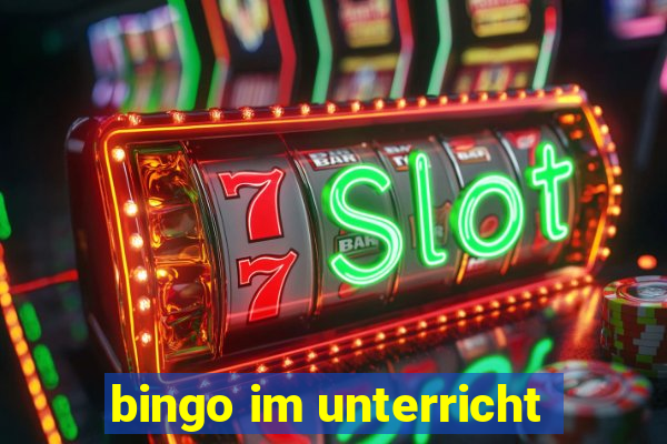 bingo im unterricht