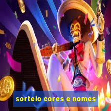 sorteio cores e nomes