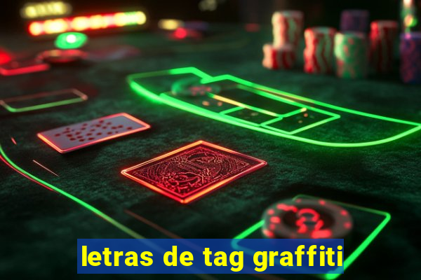 letras de tag graffiti