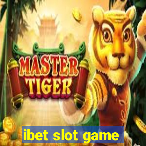 ibet slot game