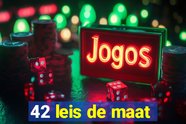 42 leis de maat