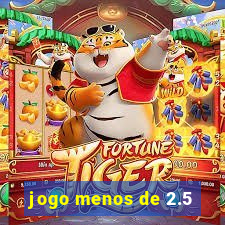 jogo menos de 2.5