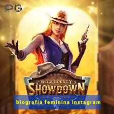 biografia feminina instagram