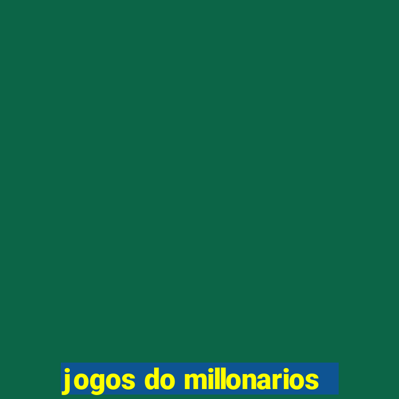 jogos do millonarios