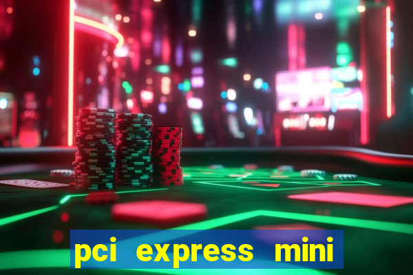 pci express mini card slot