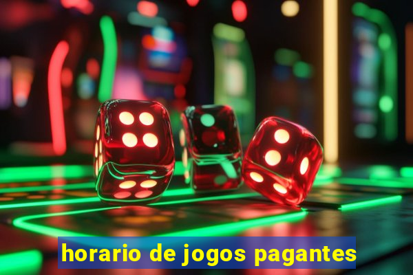 horario de jogos pagantes