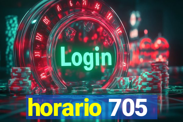 horario 705