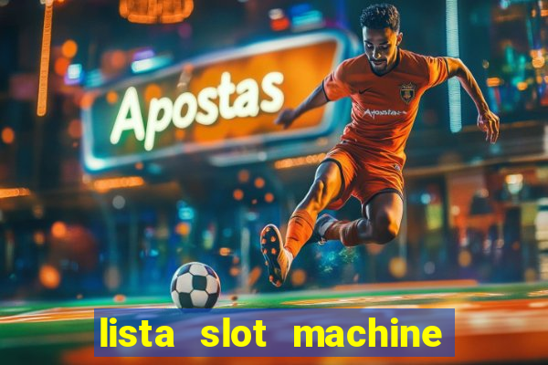 lista slot machine da bar