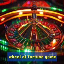 wheel of fortune game