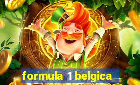 formula 1 belgica