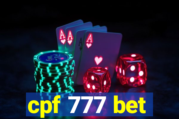 cpf 777 bet