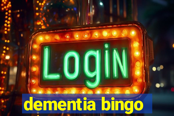 dementia bingo