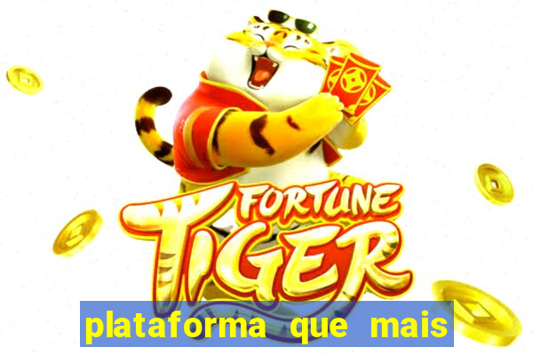 plataforma que mais paga fortune tiger