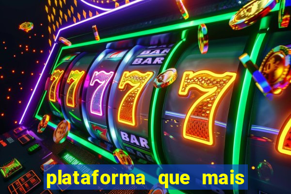 plataforma que mais paga fortune tiger