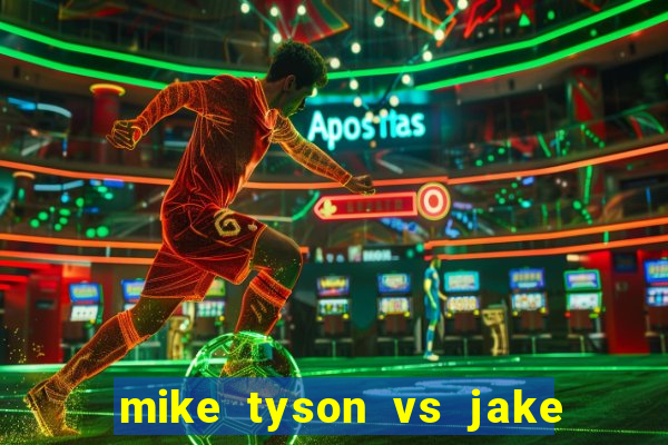 mike tyson vs jake paul onde assistir