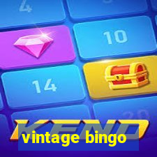 vintage bingo