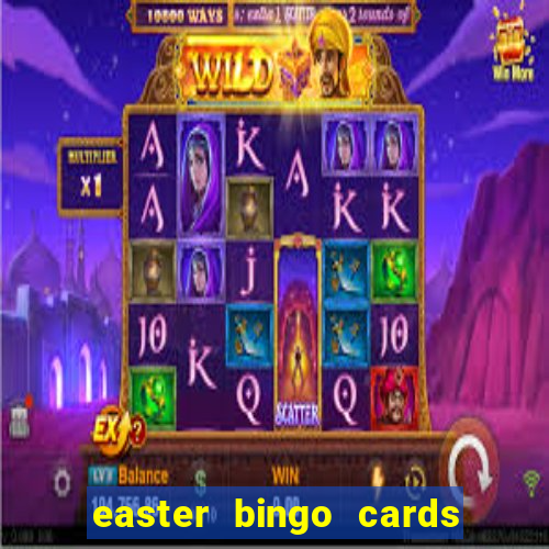 easter bingo cards free printable