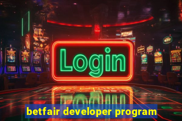 betfair developer program