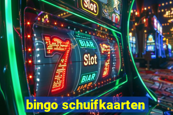 bingo schuifkaarten