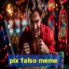 pix falso meme