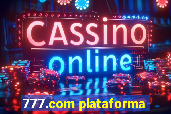 777.com plataforma