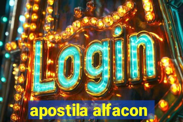 apostila alfacon