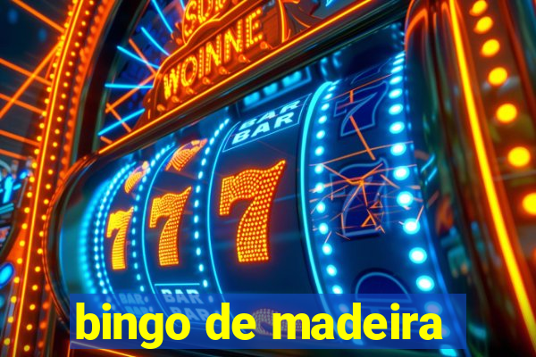 bingo de madeira