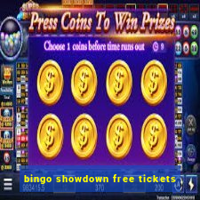 bingo showdown free tickets