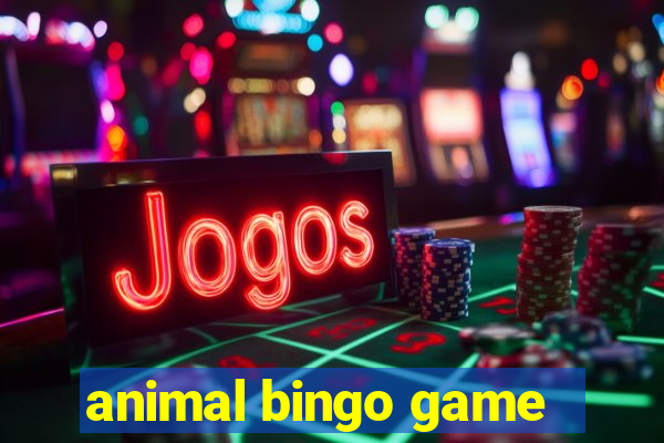 animal bingo game