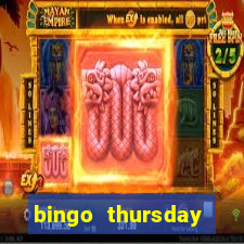 bingo thursday night near me