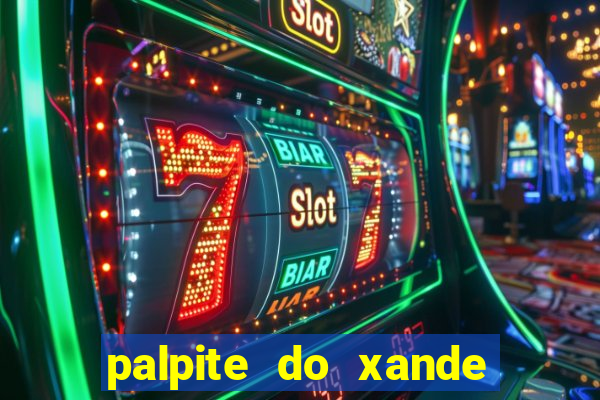 palpite do xande de hoje