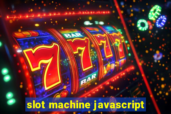 slot machine javascript