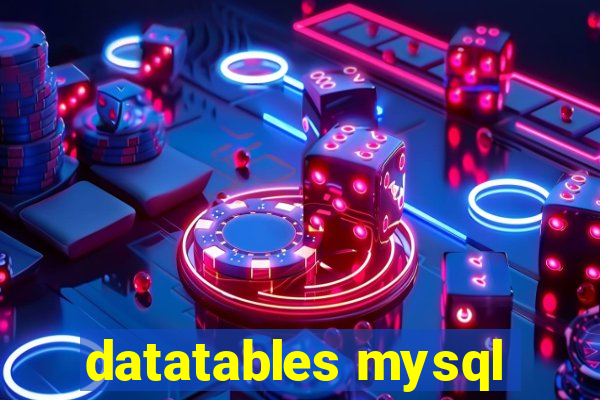 datatables mysql