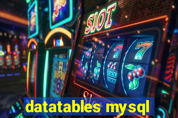 datatables mysql