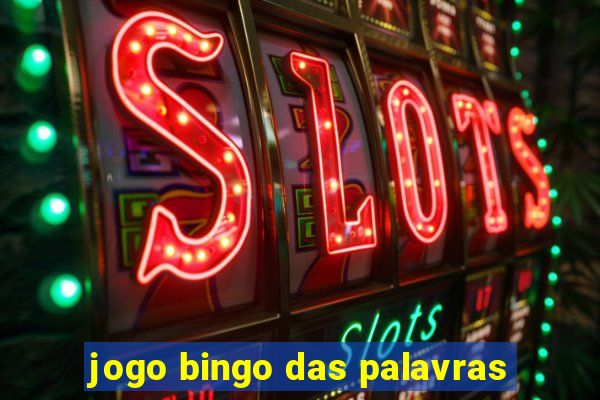 jogo bingo das palavras