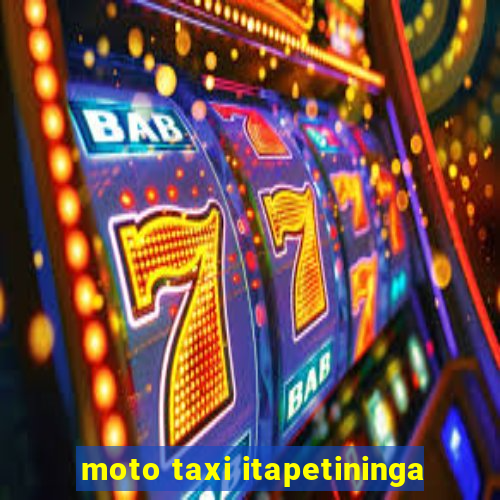 moto taxi itapetininga