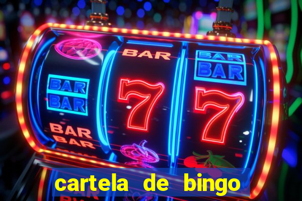 cartela de bingo para chá de bebê