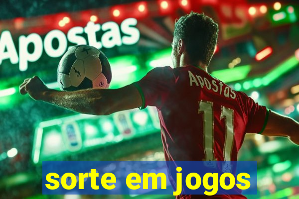 sorte em jogos