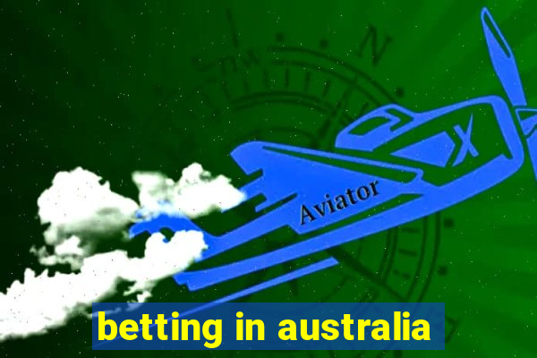 betting in australia