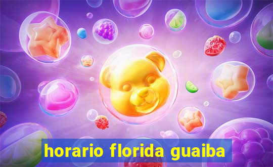 horario florida guaiba