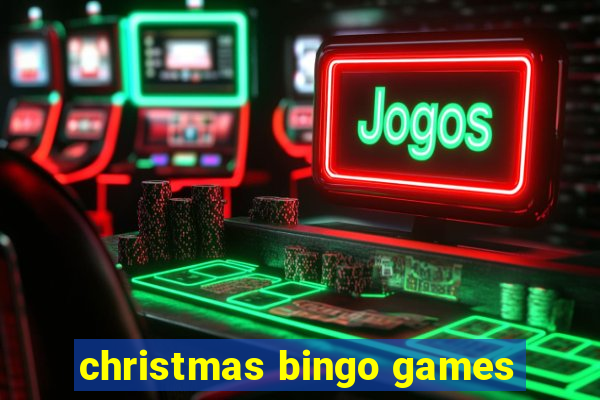 christmas bingo games