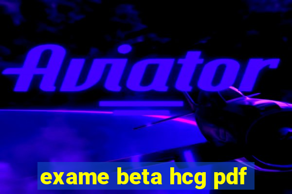 exame beta hcg pdf