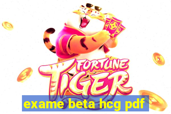 exame beta hcg pdf