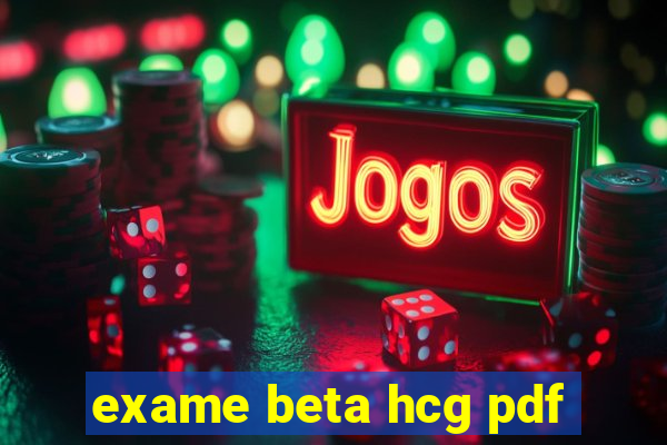 exame beta hcg pdf