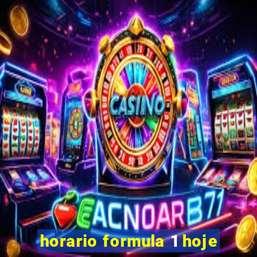 horario formula 1 hoje