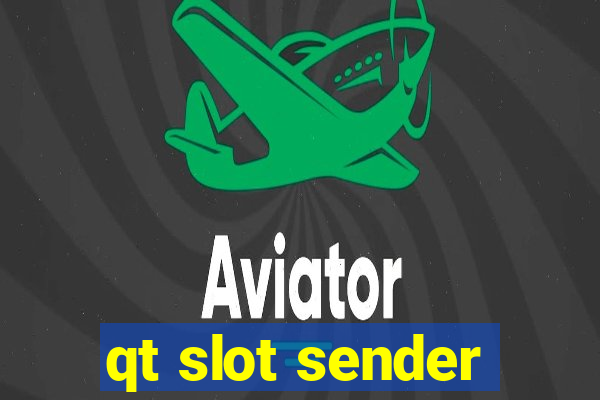 qt slot sender