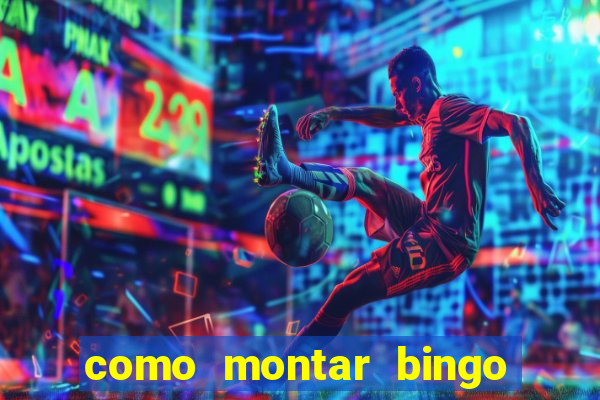 como montar bingo brinquedos toia