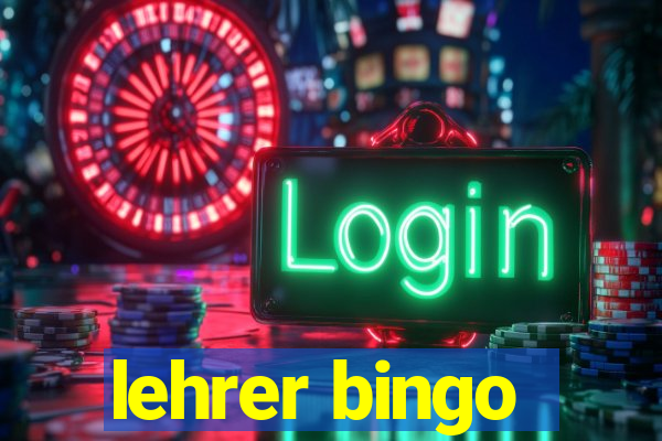 lehrer bingo