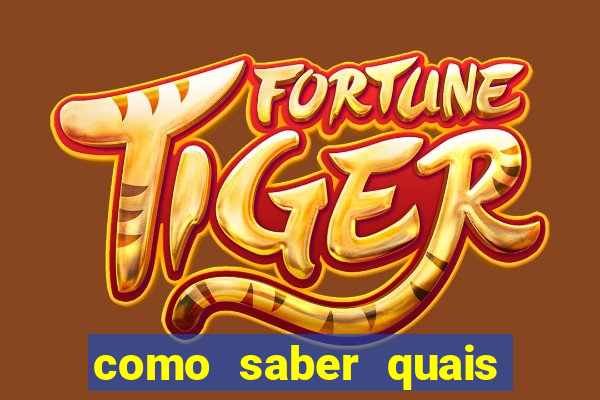 como saber quais jogos est?o pagando