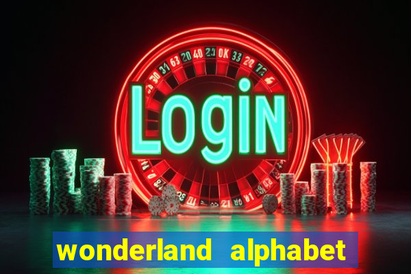 wonderland alphabet comic studio